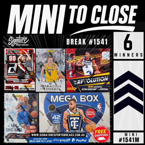 MINI TO CLOSE - #1541M - 6 WINNERS!