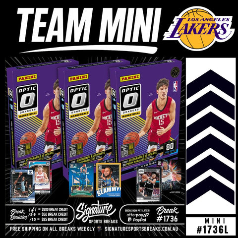 LAKERS MINI #1736 OPTIC TRIPLE