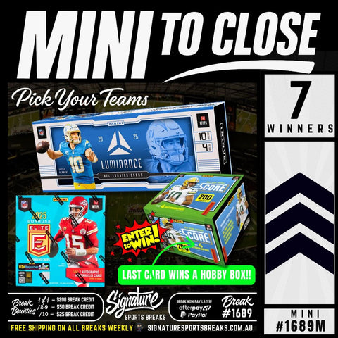 MINI TO CLOSE NFL 1689