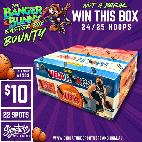 BANGER BUNNY EASTER BOUNTY HOOPS - $10 TO ENTER!