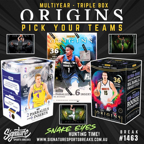 BREAK #1463 – ORIGINS H2 HOBBY TRIPLE YEAR