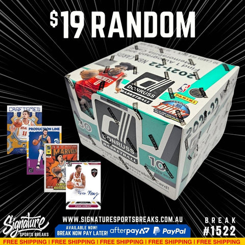 BREAK #1522: DONRUSS 2021-22 RANDOM TEAMS
