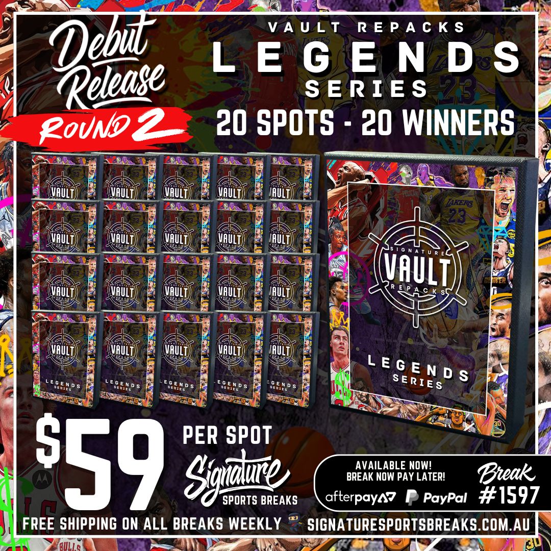 BREAK #1597- SIGNATURE VAULT - Legends Edition - Debut Release