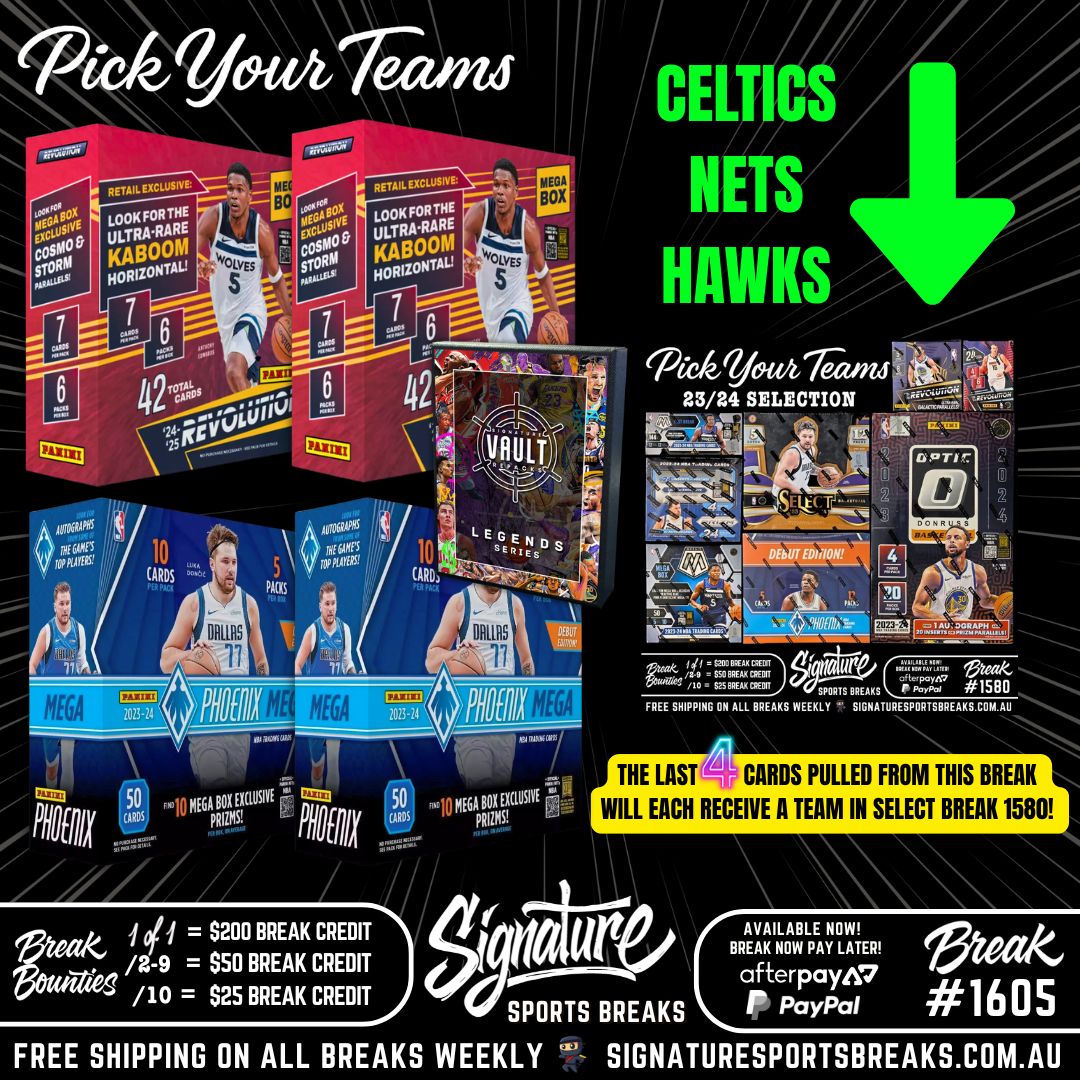 BREAK #1605 - MEGA MIX PYT - 3 TEAM GIVEAWAY!