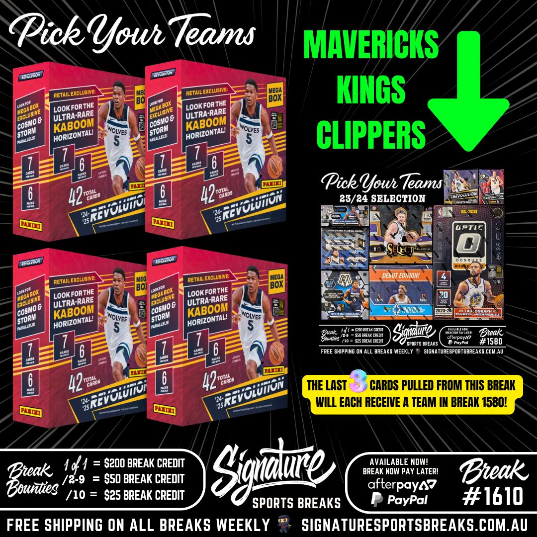 BREAK #1610 - REVOLUTION PYT - 3 TEAM GIVEAWAY!