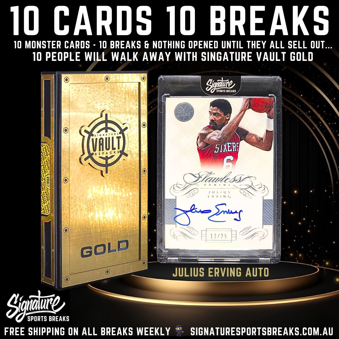 BREAK #4/10- SIGNATURE GOLD - 10 SPOT! 1 WINNER