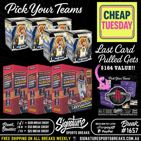 BREAK #1657 - CHEAP TUESDAY W/GIVEAWAY