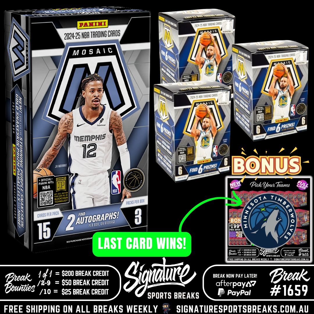BREAK #1659 - MOSAIC MIX W/GIVEAWAY