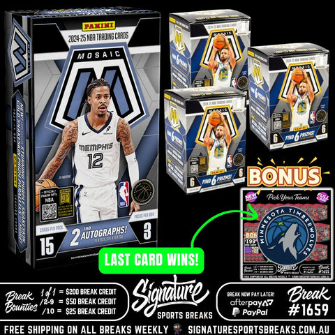 BREAK #1659 - MOSAIC MIX W/GIVEAWAY