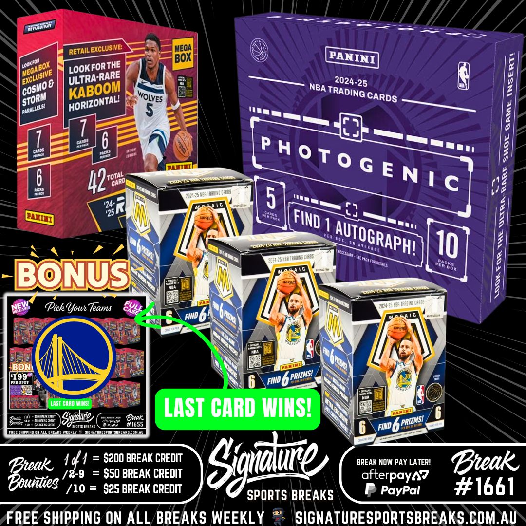 BREAK #1661 - PHOTOGENIC/MOSAIC/REVO MIX W/GIVEAWAY