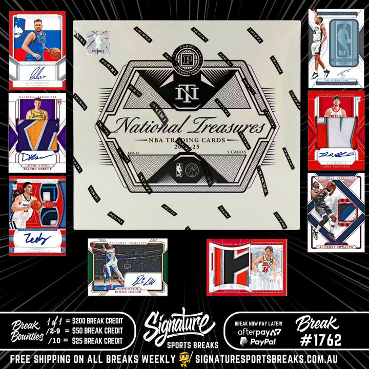 BREAK #1762 - NATIONAL TREASURES INTL NEW RELEASE BOX 1 PYT