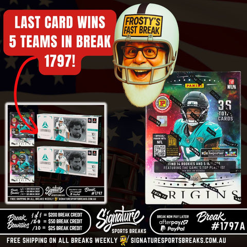 BREAK #1797a - NFL - FROSTY'S FAST BREAK - LAST CARD WINS!