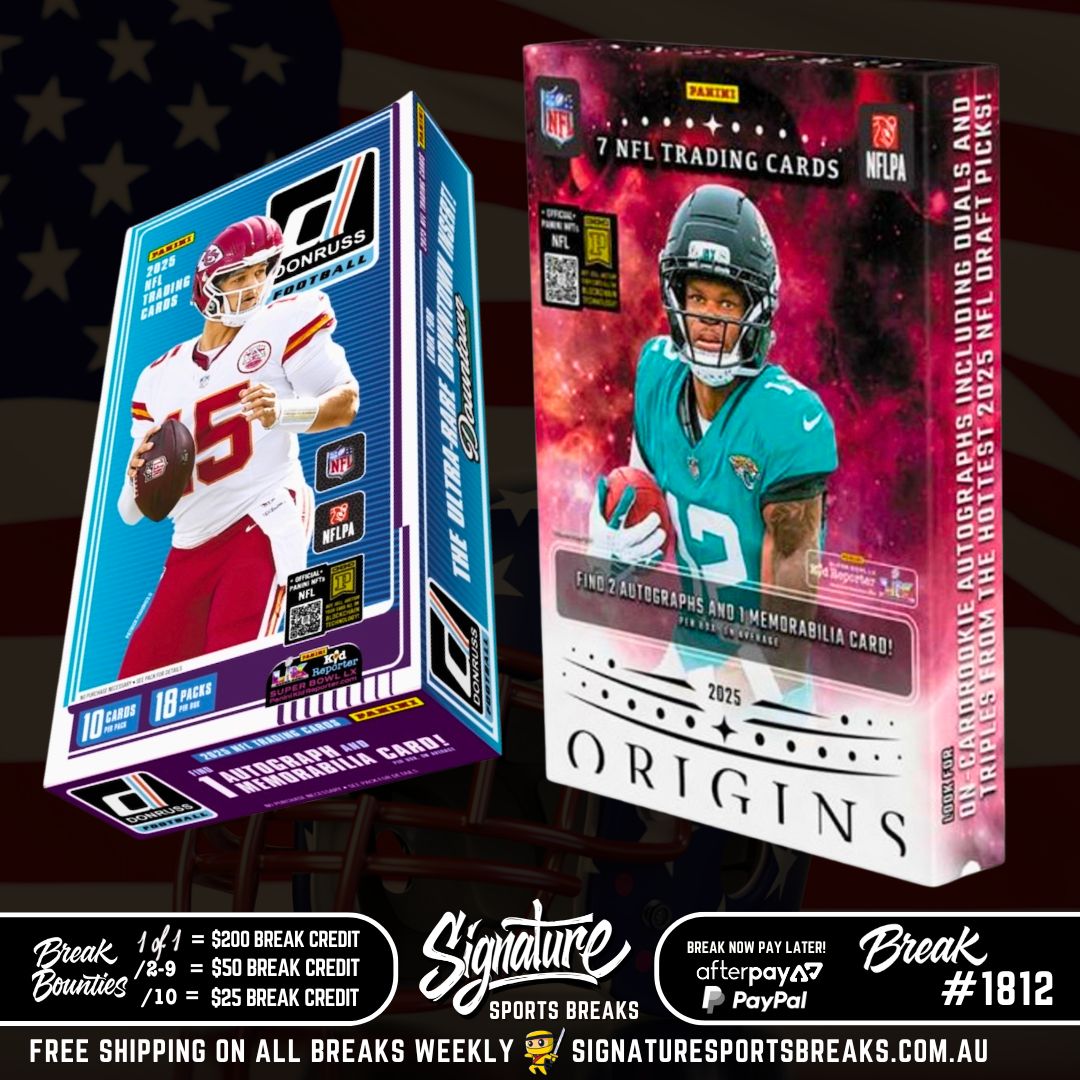 BREAK #1812 - NFL - 2025 DONRUSS/ORIGINS PYT