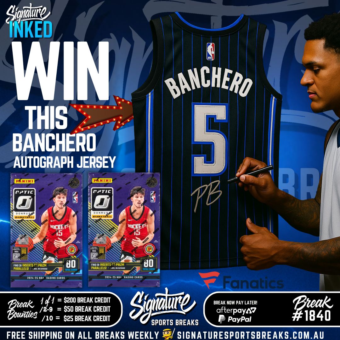 BREAK #1840 - OPTIC INTERNATIONAL BANCHERO JERSEY PYT