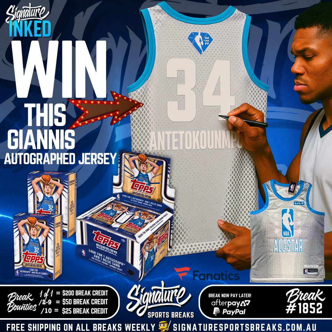 BREAK #1852 - TOPPS GIANNIS JERSEY PYT