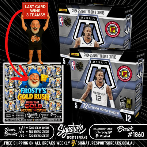 BREAK #1860 - MOSAIC INTL DOUBLE W/GIVEAWAYS