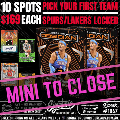 3 TEAM MINI TO CLOSE 1867