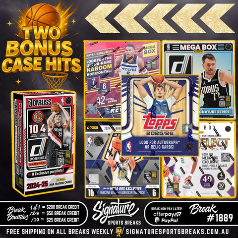 BREAK #1889 - MIEGA MIX - 2 GUARANTEED CASE HITS