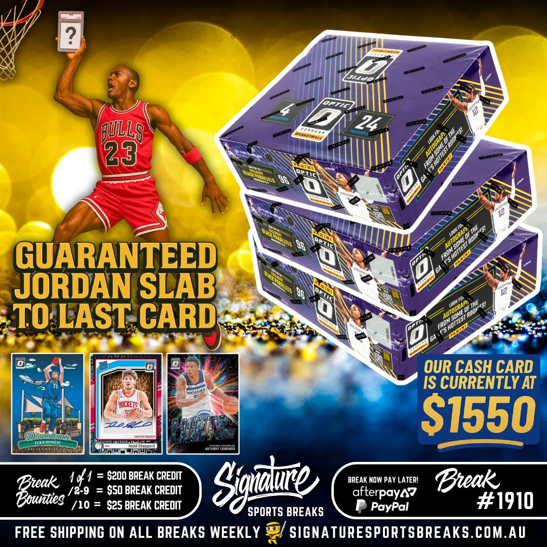 BREAK #1910 - OPTIC - LAST CARD PULLED WINS A SLABBED JORDAN!