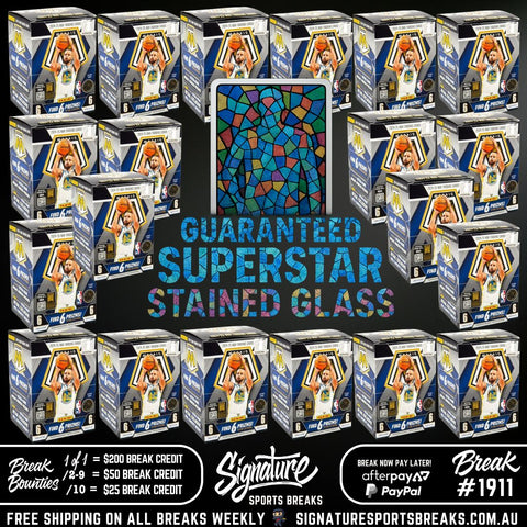 BREAK #1911 - MOSAIC CASE - LAST CARD WINS A GUARANTEED STAINED GLASS