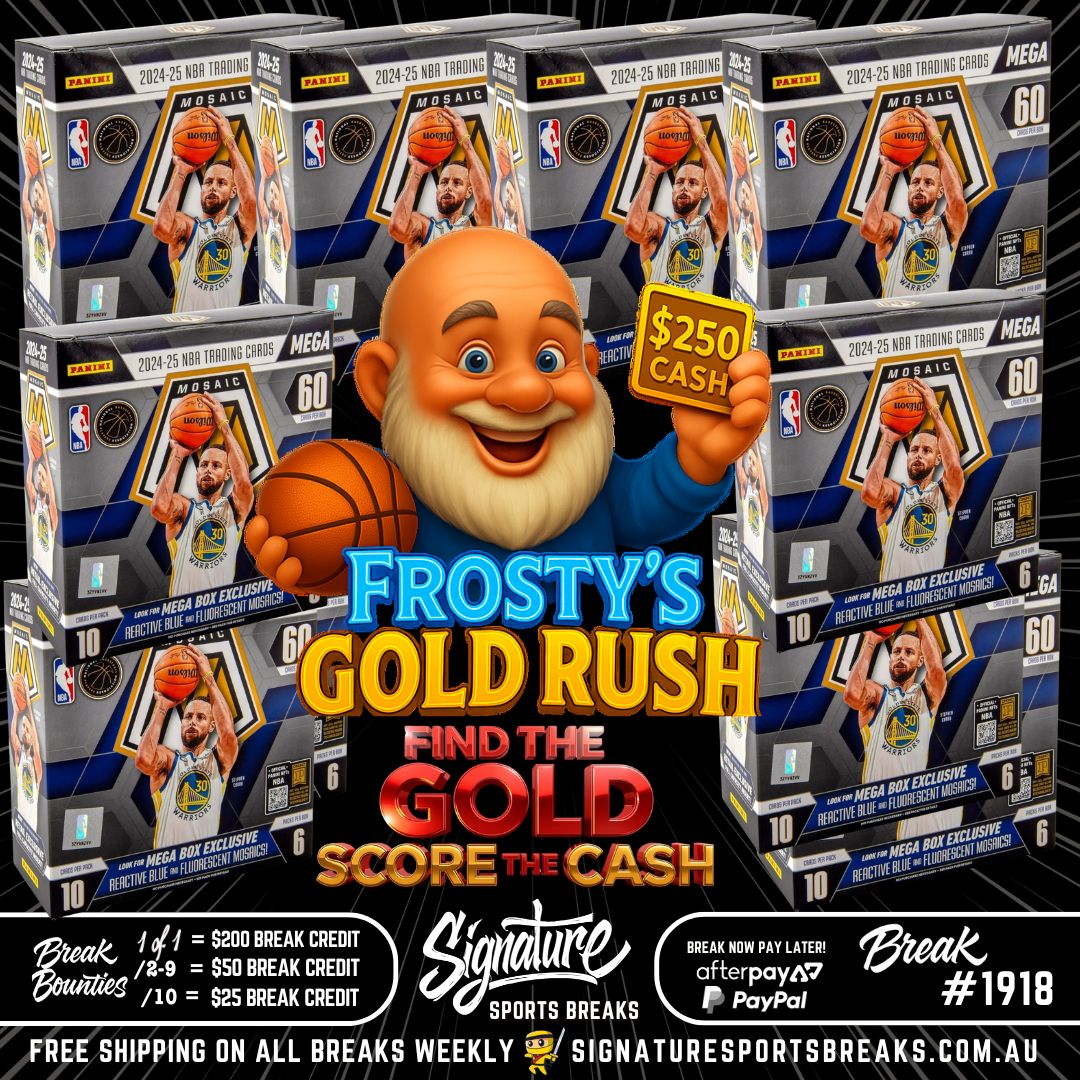 BREAK #1918 - HALF CASE MOSAIC - FROSTY'S GOLD RUSH!