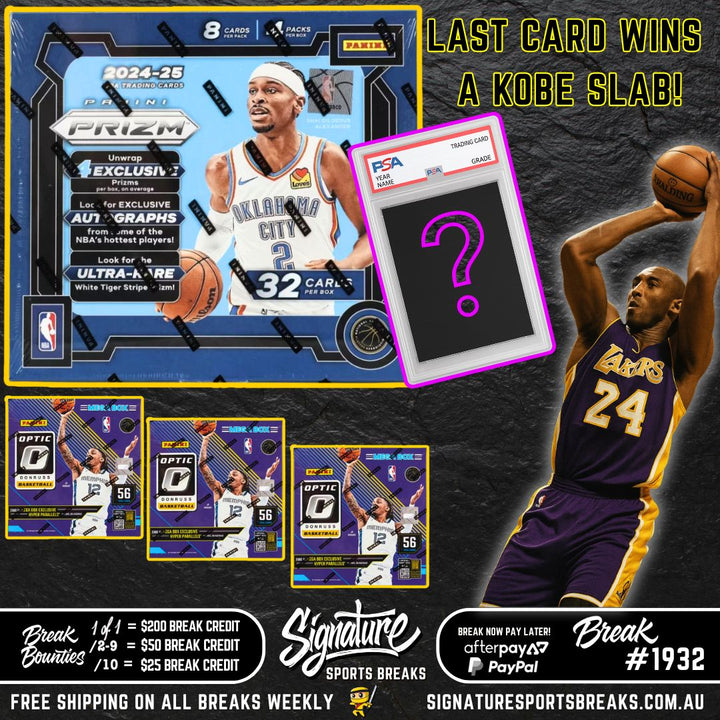 BREAK #1932 - PRIZM/OPTIC MIXER & LAST CARD KOBE BONUS!!