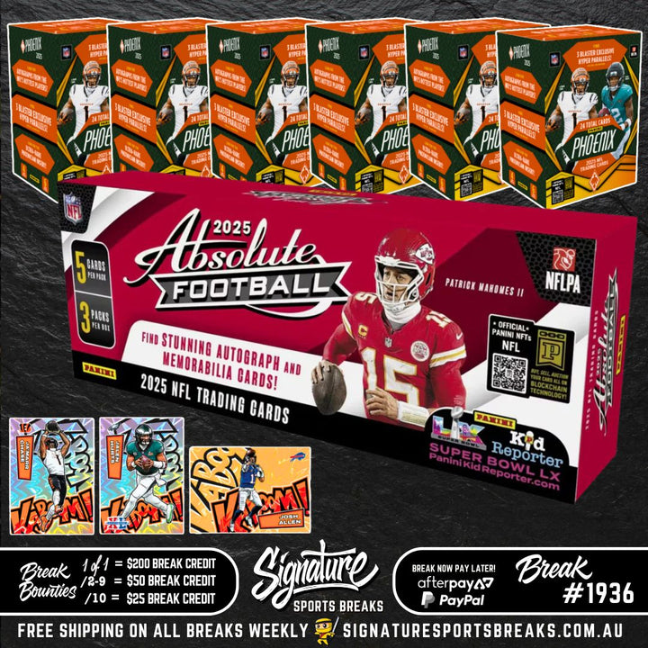 BREAK #1936 - NFL - ABSOLUTE/PHOENIX