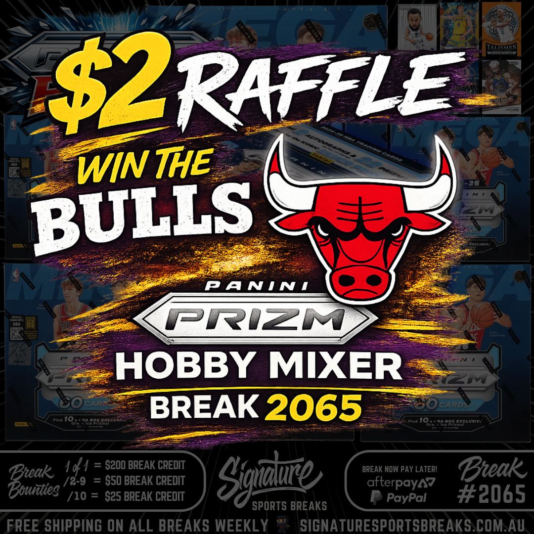 BULLS TEAM RAFFLE - QUICK FIILL $2 TICKETS! PRIZM HOBBY MIXER