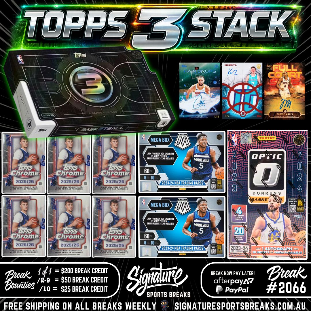 BREAK #2066 - TOPPS THREE MIXER