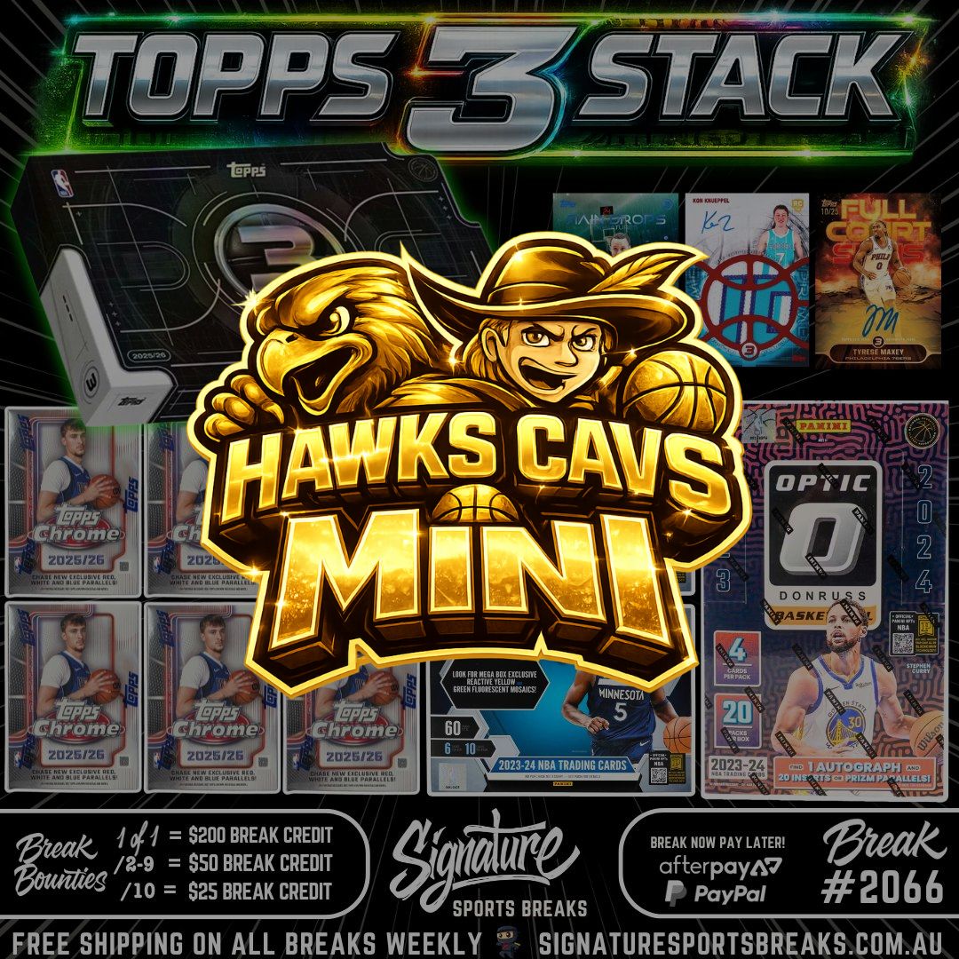 HAWKS/CAVS TEAM MINI TOPPS 3 2066