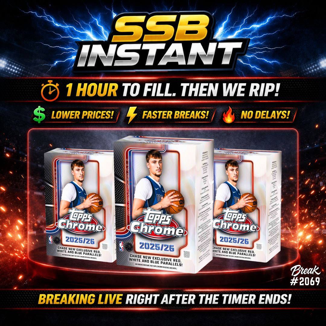 BREAK #2069 - INSTANT BREAK! 1 HOUR FILL - BREAKS 5PM AEDT - ONCE TIMER ENDS!