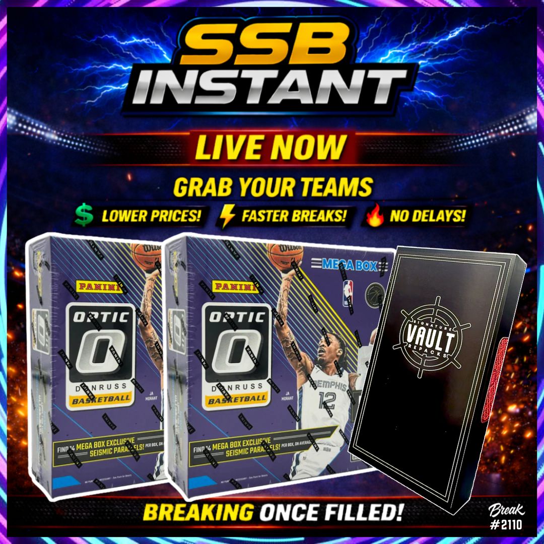BREAK #2110 - INSTANT BREAK! - 2024-25 OPTIC DUO WITH SSB BLACK VAULT! - DOWNTOWN CHASE!