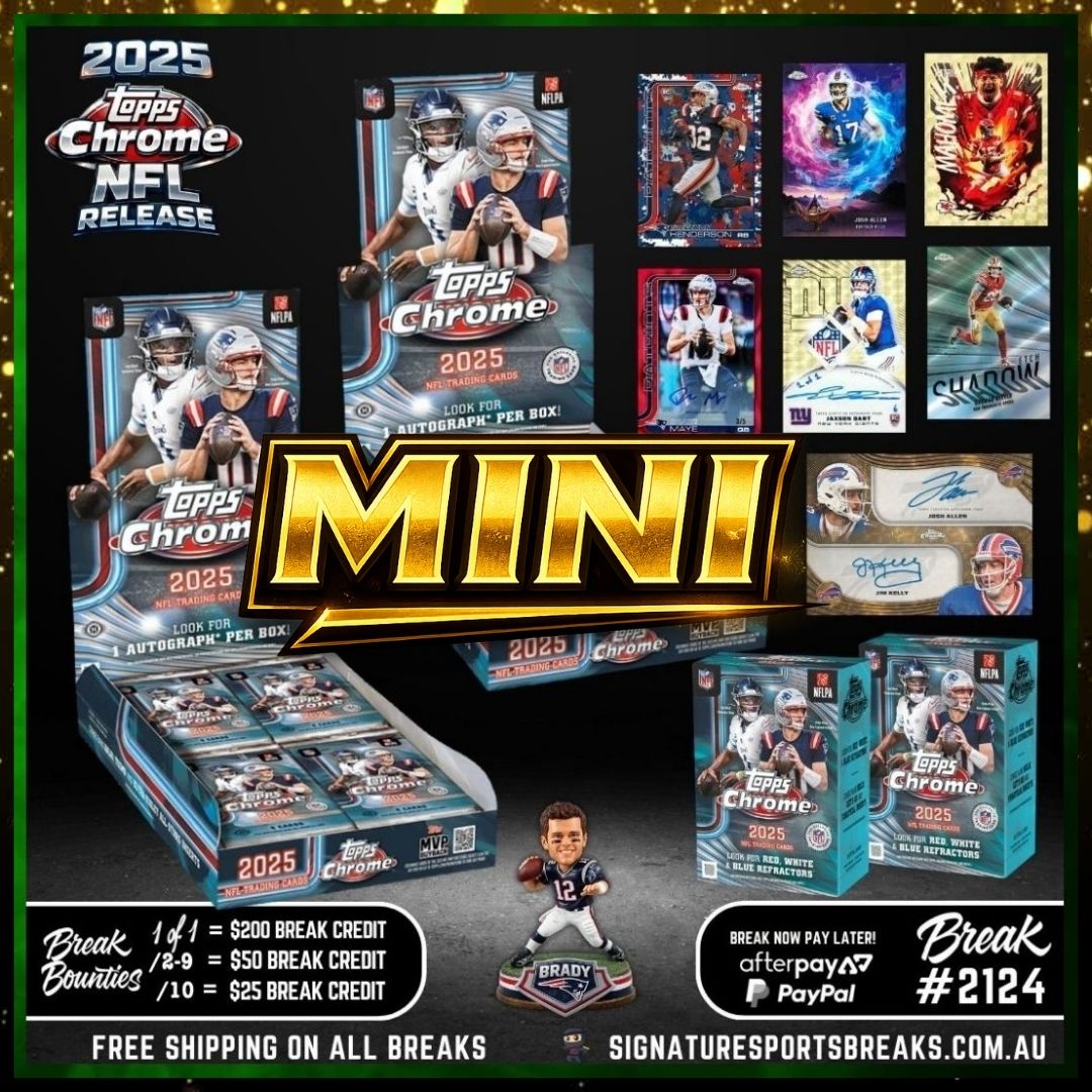 3 TEAM MINI - TOPPS CHROME HOBBY 2124