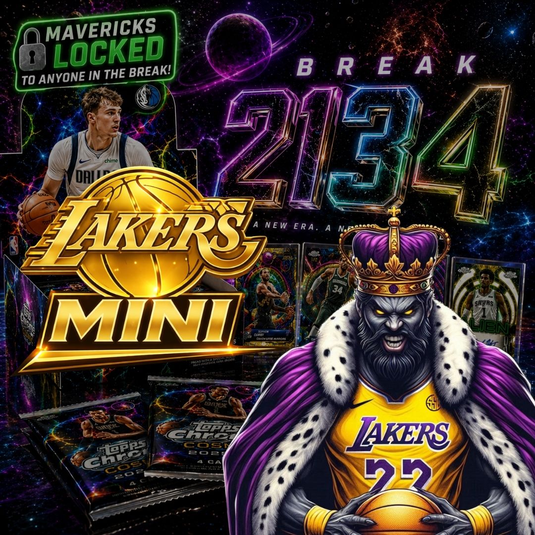 LAKERS MINI - TOPPS CHROME COSMIC RELEASE 2134