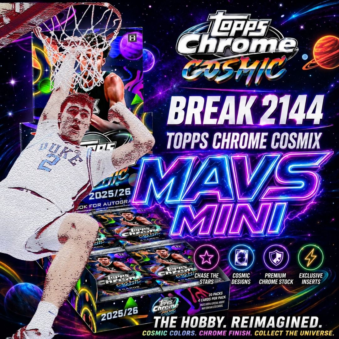 MAVERICKS MINI - TOPPS CHROME COSMIC 2144