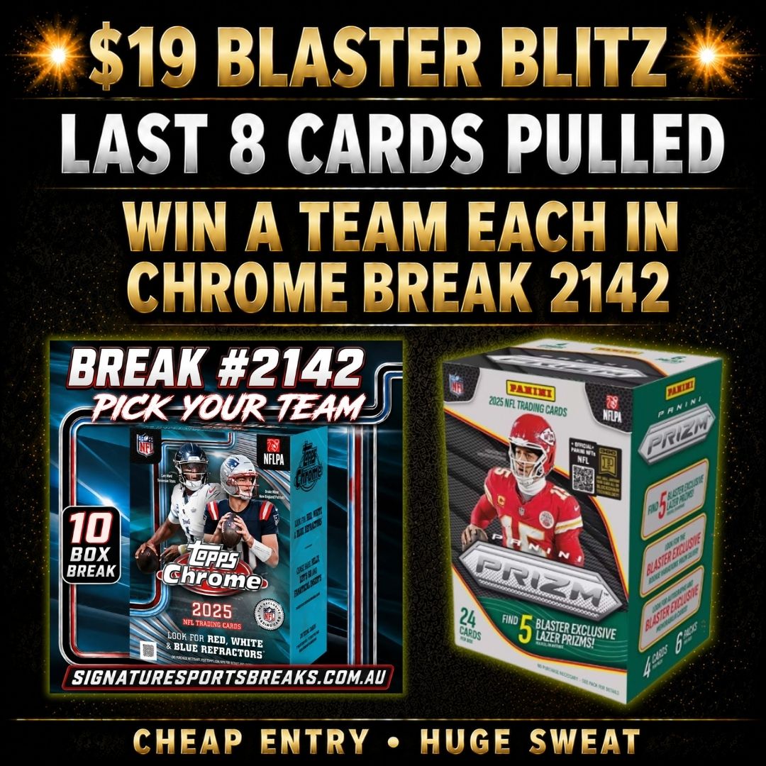 BREAK #2146 - TEAM BLITZ - LAST 8 CARDS PULLED WIN!