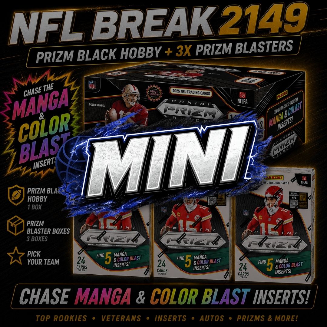 NFL MINI - PRIZM BLACK - 3 WINNERS
