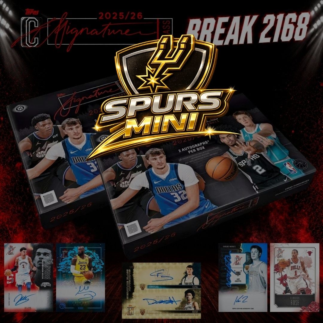 SPURS MINI 2168 DOUBLE SIGNATURE CLASS