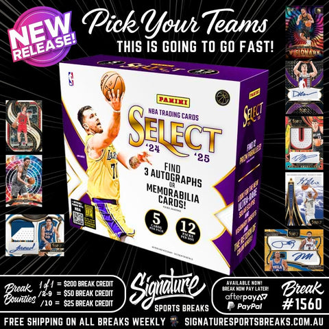 BREAK #1560 - SELECT 2024/25 DEBUT RELEASE