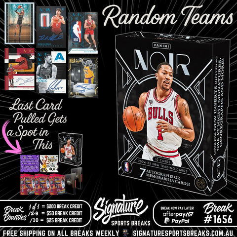 Break #1656 - NOIR RANDOM TEAMS W/GIVEAWAY - NEW RELEASE!