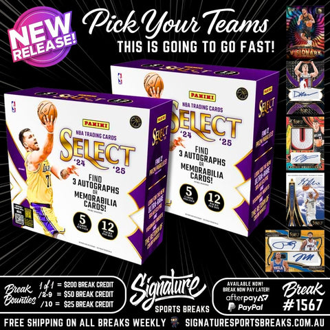 BREAK #1567 - SELECT 2024/25 DOUBLE