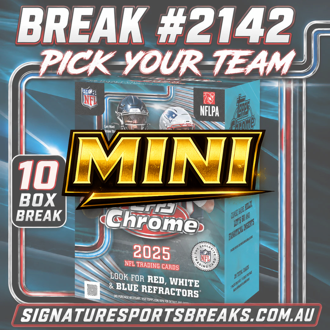 NFL MINI - TOPPS CHROME VALUE BREAK 2142