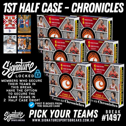 BREAK #1497 – 2021-22 CHRONICLES 1ST HALF CASE