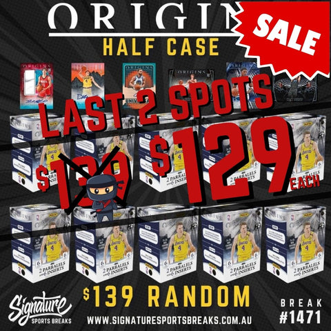 BREAK #1471: ORIGINS H2 HOBBY 2024/25 RANDOM TEAMS