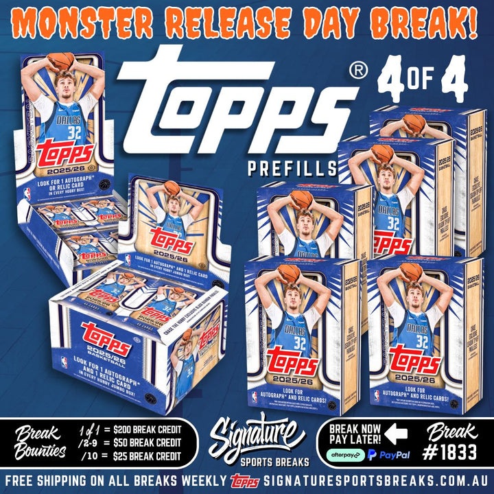 BREAK #1833 - TOPPS DEBUT PREFILL MIXER PYT #4
