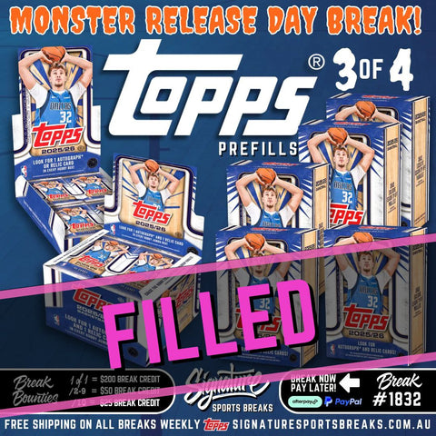 BREAK #1832 - TOPPS DEBUT PREFILL MIXER PYT #3