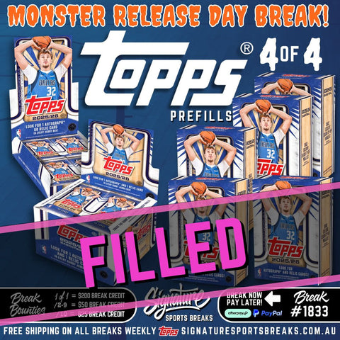 BREAK #1833 - TOPPS DEBUT PREFILL MIXER PYT #4