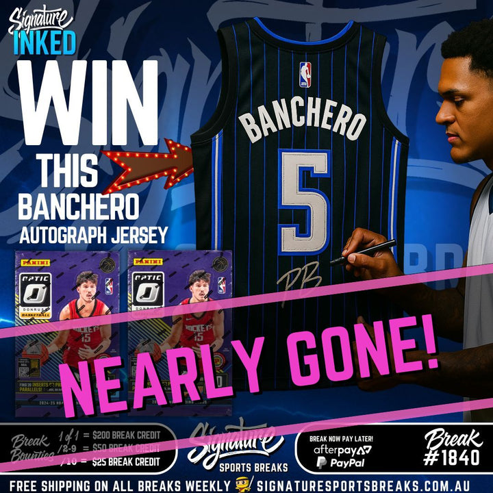BREAK #1840 - OPTIC INTERNATIONAL BANCHERO JERSEY PYT