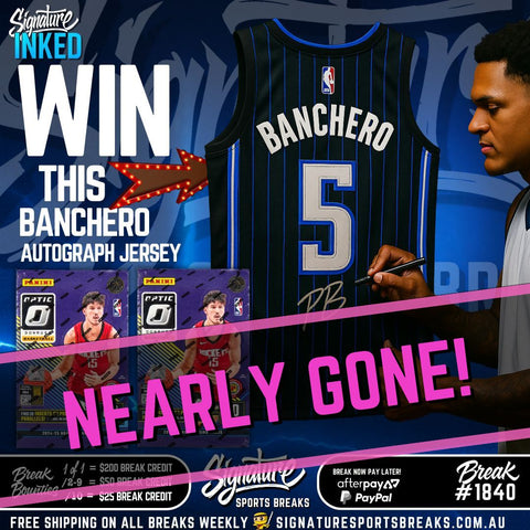BREAK #1840 - OPTIC INTERNATIONAL BANCHERO JERSEY PYT