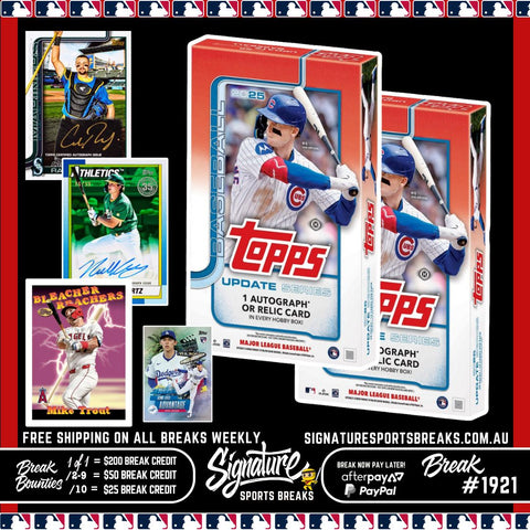 BREAK #1921 - TOPPS UPDATE DUO! ROUND 2!